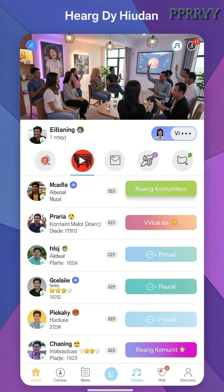 Cuplikan layar SURGA19 — halaman utama